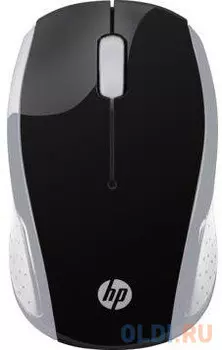 Мышь беспроводная HP 200 Pk чёрный серебристый USB + Bluetooth 2HU84AA