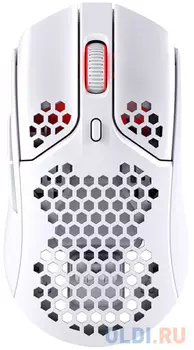 Мышь беспроводная HyperX Pulsefire Haste Wireless белый USB + радиоканал