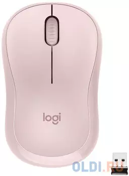 Мышь беспроводная Logitech M221 SILENT розовый USB 910-006512
