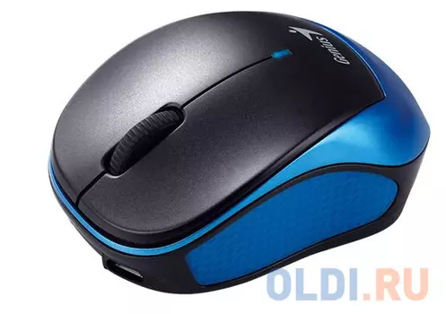 Мышь беспроводная Micro Traveler 9000R V3 синий/чёрный (Blue), встроенная перезаряжаемая Li-polymer battery ( 240mAh) new package