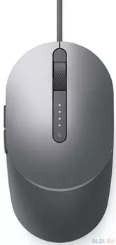 Мышь Dell MS3220 серый лазерная (3200dpi) BT USB (5but)