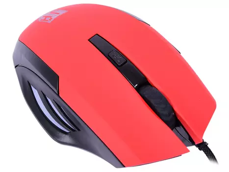 Мышь Jet.A Comfort OM-U54 LED Red USB проводная, оптическая, 2400 dpi, 5 кнопок + колесо