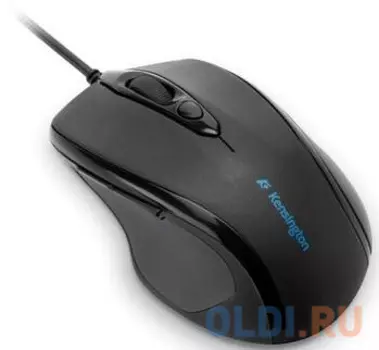 Мышь Kensington Pro Fit проводная, среднего размера, чёрная