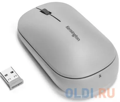 Мышь Kensington SureTrack Dual беспроводная/Bluetooth, серая