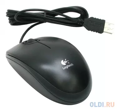 Мышь (910-005508) Logitech Mouse B110, SILENT Black