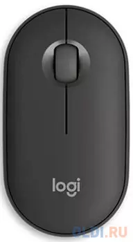 Мышь Logitech Pebble 2 M350S графитовый оптическая 4000dpi silent беспров. BT для ноутбука 2but (910-006988)