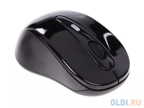 Мышь Oklick 435MW black optical (1600dpi) cordless USB (3but)