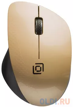 Мышь Oklick 695MW черный/золотистый оптическая (1000dpi) беспроводная USB (3but)