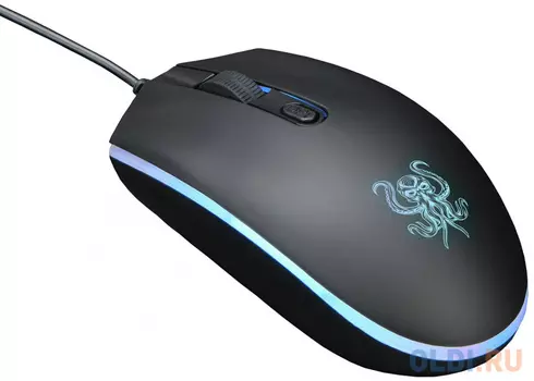 Мышь Oklick 706G OCTA черный оптическая (1600dpi) USB (4but)