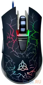 Мышь Оклик 719G UNDERWORLD черный оптическая (3600dpi) USB (6but)