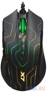 Мышь проводная A4TECH X89 Maze чёрный USB