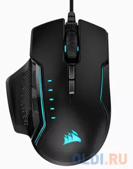 Мышь проводная Corsair GLAIVE RGB PRO Black чёрный USB