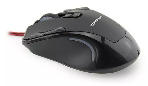 Мышь проводная Crown Gaming CMXG-804 чёрный USB