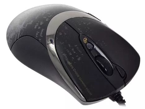 Мышь A4-Tech F4, USB (черный) 7 кн, 3000 dpi V-Track