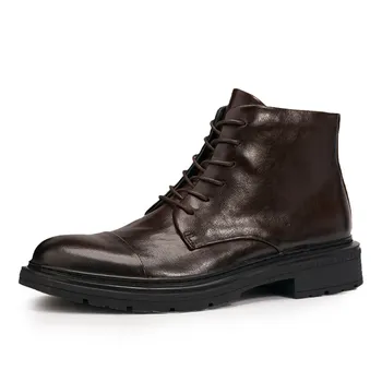 Мужские ботинки Cahhrrn X Martin Boot Men Beige Voguhomme