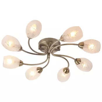 Потолочная люстра ID lamp Akron 201/8PF-Oldbronze