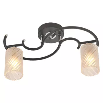 Потолочная люстра ID lamp Anaheim 208/2PF-Blackchrome