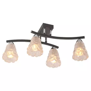 Потолочная люстра ID lamp Atlanta 217/4PF-Blackchrome