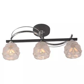 Потолочная люстра ID lamp Augusta 218/3PF-Blackchrome
