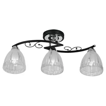 Потолочная люстра ID lamp Billings 232/3PF-Blackchrome