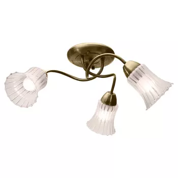 Потолочная люстра ID lamp Bridgeport 245/3PF-Oldbronze