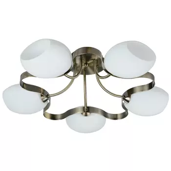 Потолочная люстра ID lamp Fontana 601/5PF-SUNOldbronze