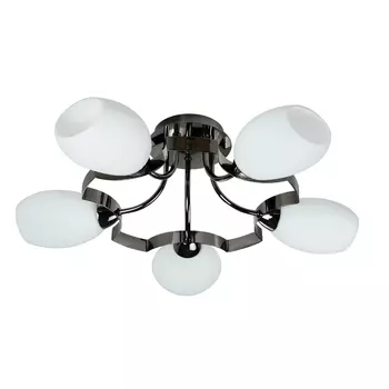 Потолочная люстра ID lamp Fontana 601/5PF-MOONDarkchrome