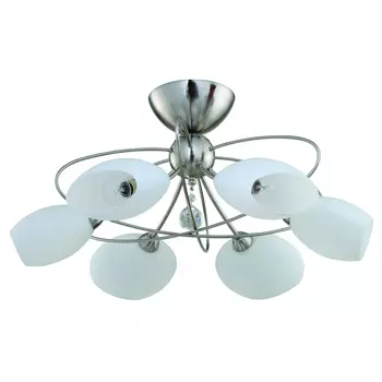 Потолочная люстра ID lamp Fort Collins 818/6PF-Whitechrome