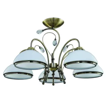 Потолочная люстра ID lamp Fort Lauderdale 827/5PF-Oldbronze
