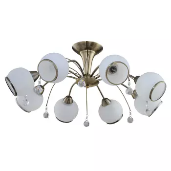 Потолочная люстра ID lamp Fort Worth 831/8PF-Oldbronze