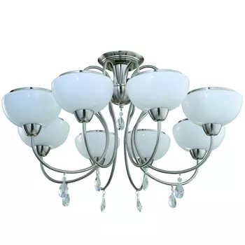 Потолочная люстра ID lamp Fullerton 856/8PF-Whitechrome