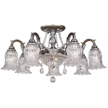 Потолочная люстра ID lamp Honolulu 260/9PF-Whiteplati