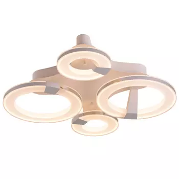 Потолочная люстра ID lamp Irving 397/4PF-LEDWhitechrome