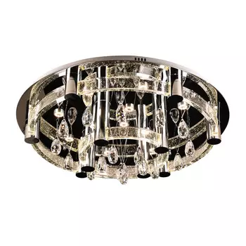 Потолочная люстра ID lamp Letizia 393/90PF-LEDChrome