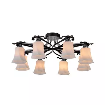 Потолочная люстра ID lamp Monga 849/8PF-Dark