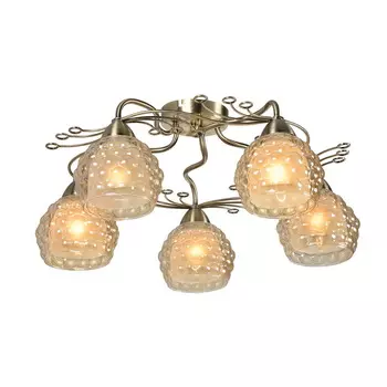 Потолочная люстра ID lamp Verity 286/5PF-Oldbronze