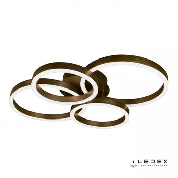 Потолочная люстра ILedex Ring New 6815-300/400-X-T Coffee
