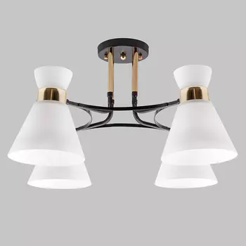 Потолочная люстра IMEX MD.5692-4-S-COFFEE+FGD