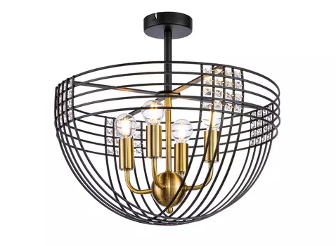 Потолочная люстра Indigo Fresco 10001/4C Black V000104