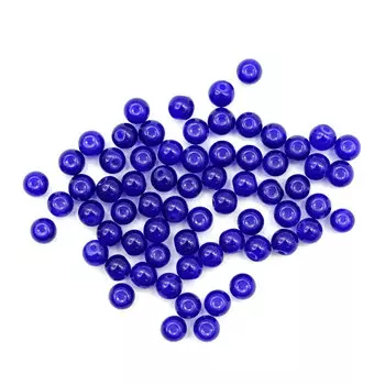 4AR350 Бусины стеклянные Candy 6мм, 65(+/-5)шт/упак, Astra&amp;Craft (10 синий)