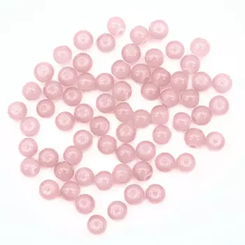 4AR350 Бусины стеклянные Candy 6мм, 65(+/-5)шт/упак, Астра (34 пыльно-розовый)