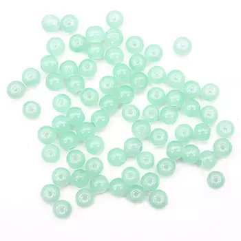4AR350 Бусины стеклянные Candy 6мм, 65(+/-5)шт/упак, Астра (41 бирюзовый)
