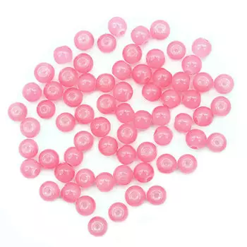 4AR350 Бусины стеклянные Candy 6мм, 65(+/-5)шт/упак, Astra&amp;Craft (5 розовый)
