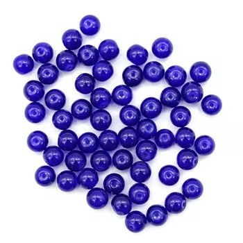 4AR351 Бусины стеклянные Candy 8мм, 50шт(+/-3)шт/упак, Astra&amp;Craft (10 синий)