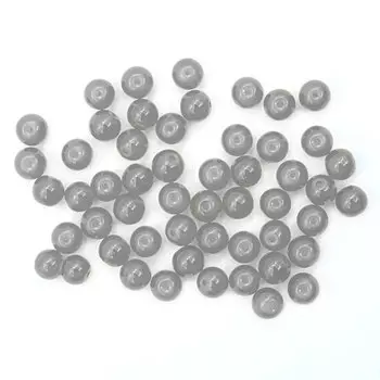 4AR351 Бусины стеклянные Candy 8мм, 50шт(+/-3)шт/упак, Астра (54 серый)