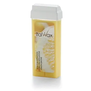 Ароматный воск с диоксидом титана для депиляции в рулоне 100 мл ItalWax Lemon -