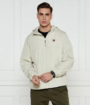 Куртка Tommy Jeans Regular Fit на молнии, бежевый