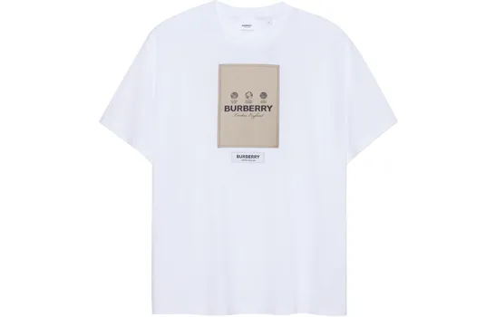 Футболка мужская белая Burberry, белый