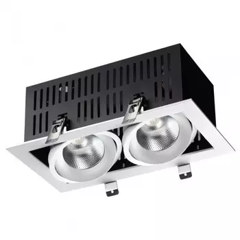 Встраиваемый карданный светильник Spot Novotech Gesso NT20 113 358441
