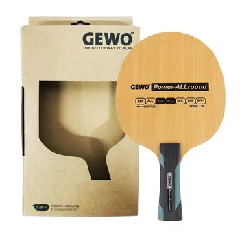 Ракетка/основание для настольного тенниса GEWO Power Allround (ВСЕ И ВСЕ+) 5-слойная деревянная оригинальная ракетка/весло для пинг-понга GEWO Long Handle FL
